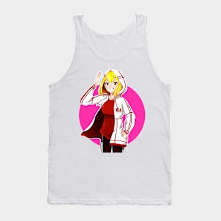 Illustration of a female character with a sporty appearance Tank Top